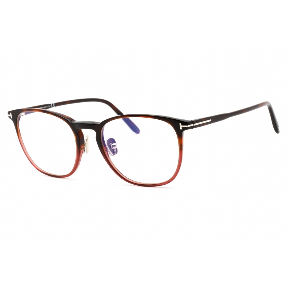 Nwt Tom Ford Ft5700 Burgundy Round Eyeglasses